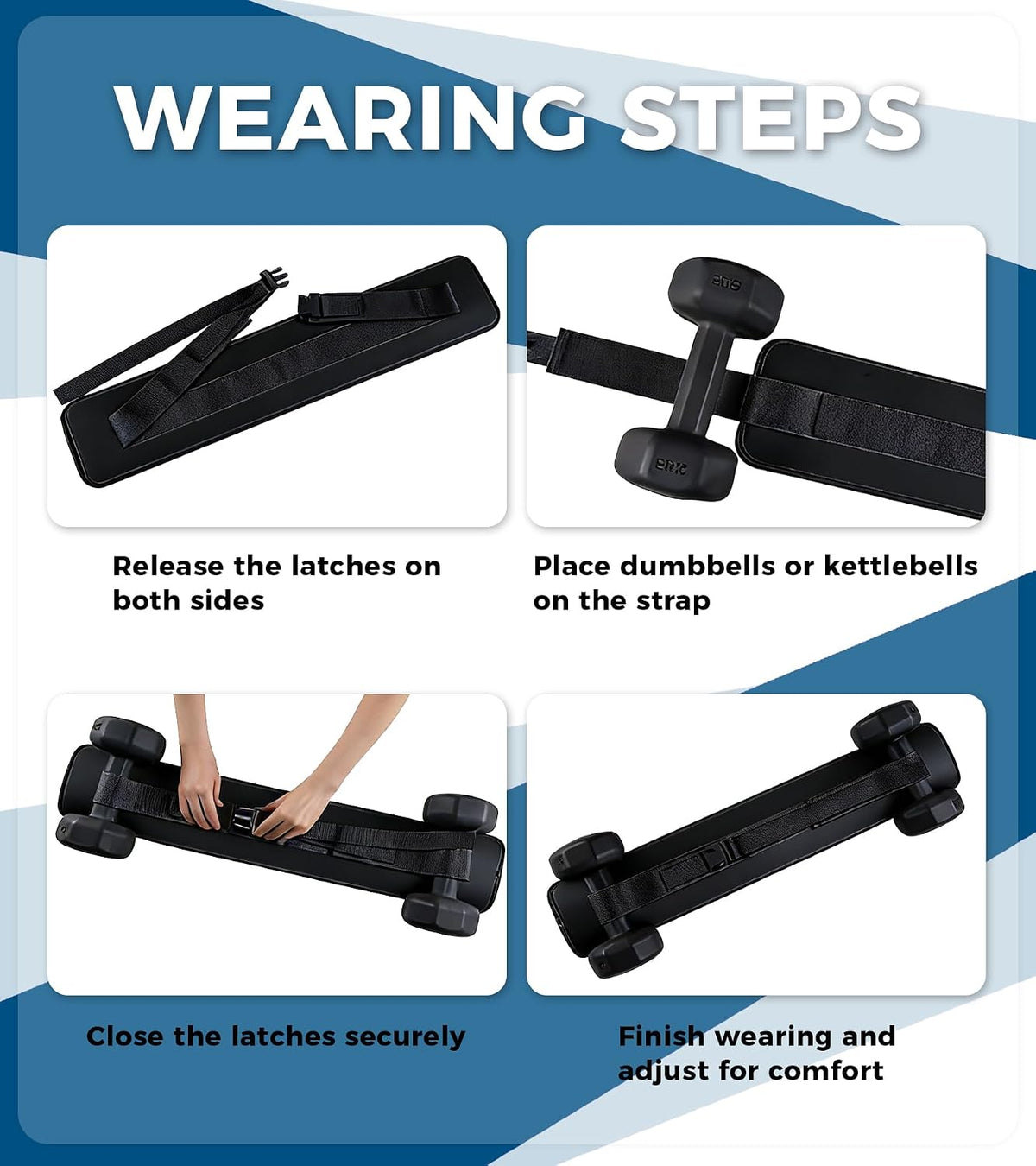 Elevate Your Workouts with Our Adjustable Hip Thrust Belt – Slip-Resistant Padding for Maximum Comfort and Support with Dumbbells, Kettlebells & Plates